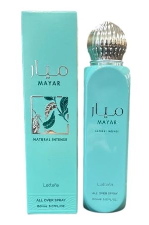 Lattafa Mayar Natural Intense All Over Spray Cabelo e Corpo 150ml