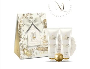 The Luxury Bathing Company - Gel de Banho + Loção Corporal + Efervescente de Banho + Esponja de banho