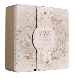 The Luxury Bathing Company - Sabonete + Hidratante + Hidratante para mãos e unhas + Efervescente de banho/ Bergamota, Ginger, e Lemon Grass