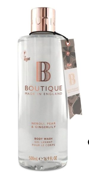 Sabonete Líquido Corporal Boutique Made In England Neroli, Pera e Gengibre, 500 ml